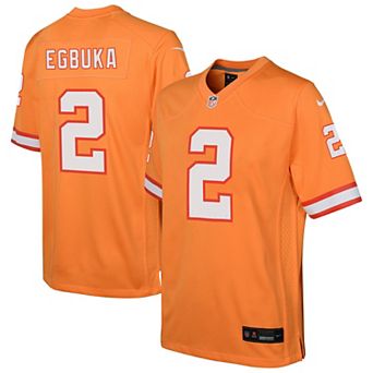 Youth Nike Emeka Egbuka Orange Tampa Bay Buccaneers Team Game Jersey