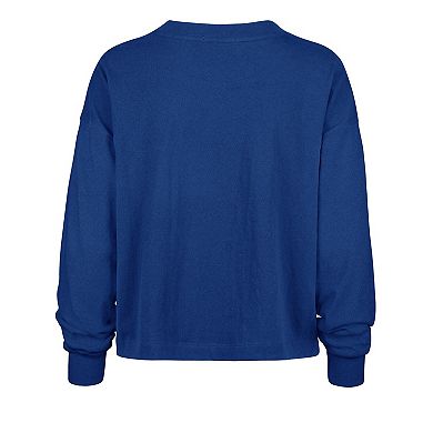 Women's '47 Royal Chicago Cubs Team Collage Sydney Long Sleeve T-Shirt