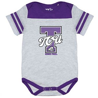 Infant Garb Purple TCU Horned Frogs Thomas Bodysuit