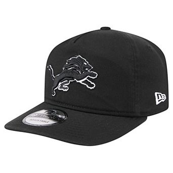 Men's New Era Black/White Detroit Lions 19TWENTY Adjustable Hat