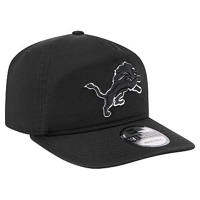 Men's New Era Black/White Detroit Lions 19TWENTY Adjustable Hat