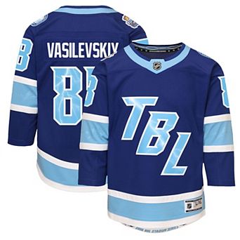 Youth Outerstuff Andrei Vasilevskiy Blue Tampa Bay Lightning 2026 NHL Stadium Series Premier Jersey