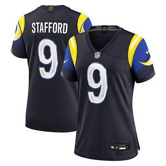 Women's Nike Matthew Stafford Midnight Blue Los Angeles Rams 2025 Rivalries Collection Game Jersey