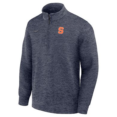 Men's Nike Navy Syracuse Orange Coaches Dri-FIT Half-Zip Pullover