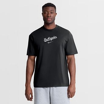 Men's Nike Black Los Angeles Dodgers City Name Max 90 T-Shirt