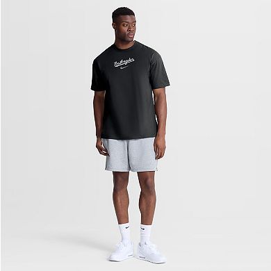 Men's Nike Black Los Angeles Dodgers City Name Max 90 T-Shirt
