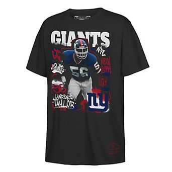 Youth Mitchell & Ness Lawrence Taylor Black New York Giants Star Player T-Shirt