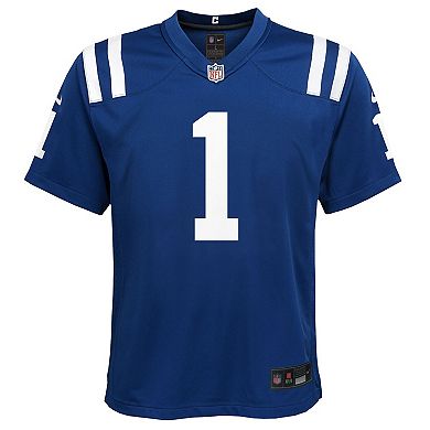 Youth Nike Ahmad Sauce Gardner Blue Indianapolis Colts Home Game Jersey