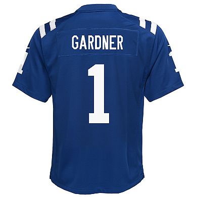 Youth Nike Ahmad Sauce Gardner Blue Indianapolis Colts Home Game Jersey