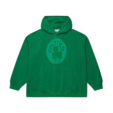 Men's Mitchell & Ness Green Boston Celtics Downtown Collection Fleece Hoodie