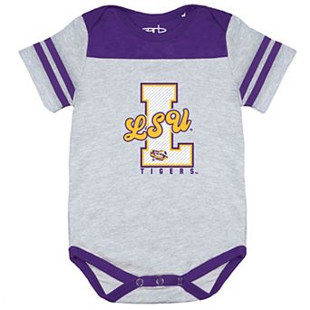Infant Garb Purple LSU Tigers Thomas Bodysuit