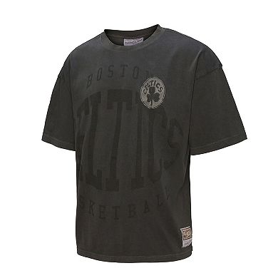 Men's Mitchell & Ness Black Boston Celtics Downtown Collection Premium T-Shirt