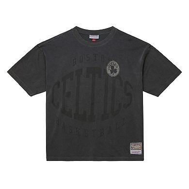 Men's Mitchell & Ness Black Boston Celtics Downtown Collection Premium T-Shirt