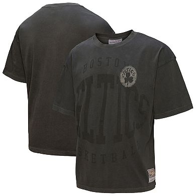 Men's Mitchell & Ness Black Boston Celtics Downtown Collection Premium T-Shirt