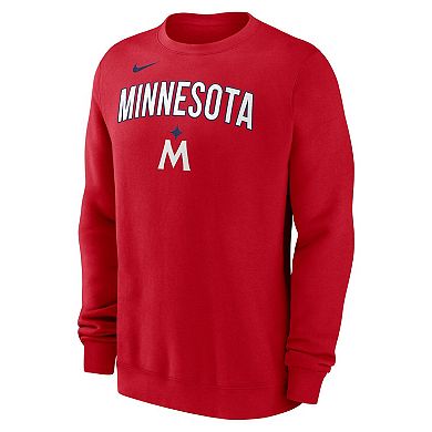 Men's Nike Red Minnesota Twins Sweatshirt