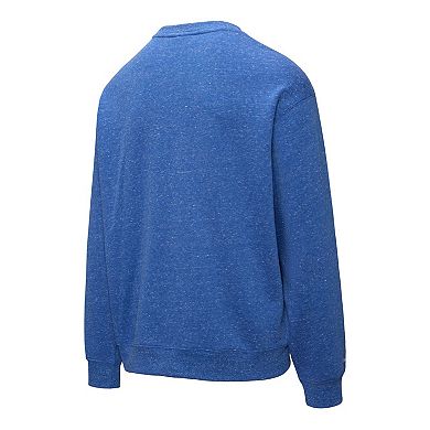 Men's Mitchell & Ness Royal Philadelphia 76ers Throw It Back Fleece Sweatshirt