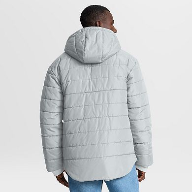 Men's Fanatics Gray Detroit Lions Full-Zip Hooded Jacket