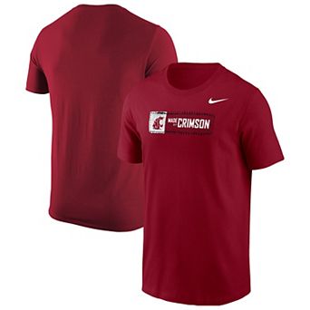 Men's Nike Crimson Washington State Cougars Made of Crimson T-Shirt