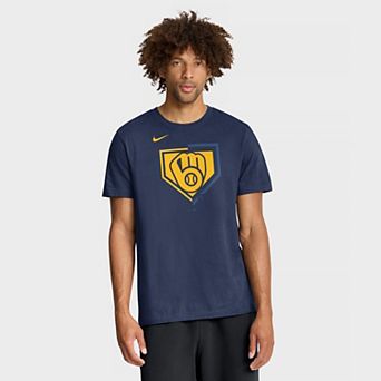 Men's Nike Navy Milwaukee Brewers Icon T-Shirt