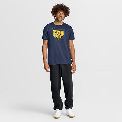 Men's Nike Navy Milwaukee Brewers Icon T-Shirt
