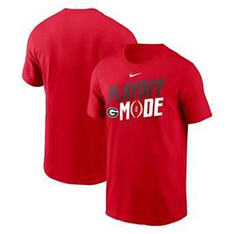 Men's Nike Red Georgia Bulldogs 2025-26 College Football Playoff Pass Protection T-Shirt