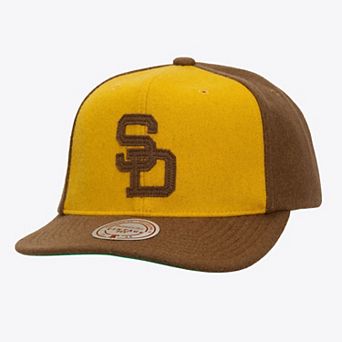 Unisex  Gold San Diego Padres Vintage Fit Melton Wool Adjustable Hat