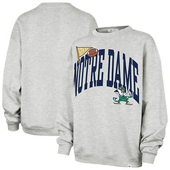 Women's '47 Gray Notre Dame Fighting Irish Icon Fleece Sweatshirt