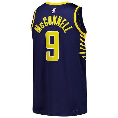 Unisex Nike T.J. McConnell Navy Indiana Pacers Swingman Jersey - Icon Edition