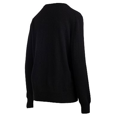 Men's NAADAM Black San Francisco 49ers Cashmere Sweater
