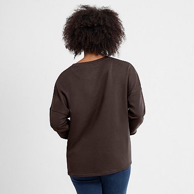 Women's Fanatics Brown San Diego Padres Oversized Hope Pullover Sweatshirt