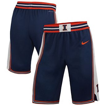 Men's Nike Navy Illinois Fighting Illini Dri-FIT Replica Basketball Shorts