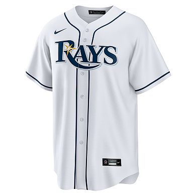 Men's Nike White Tampa Bay Rays Home Big & Tall Replica Jersey