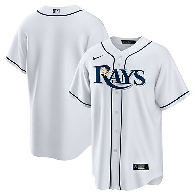 Men's Nike White Tampa Bay Rays Home Big & Tall Replica Jersey