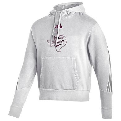 Men's adidas White Texas A&M Aggies Fightin' Aggies Hoodie