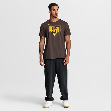 Men's Nike Brown San Diego Padres Icon T-Shirt