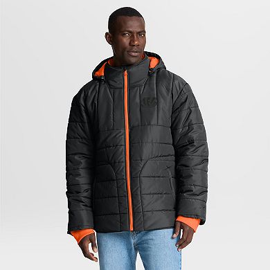 Men's Fanatics Black Cincinnati Bengals Full-Zip Hooded Jacket