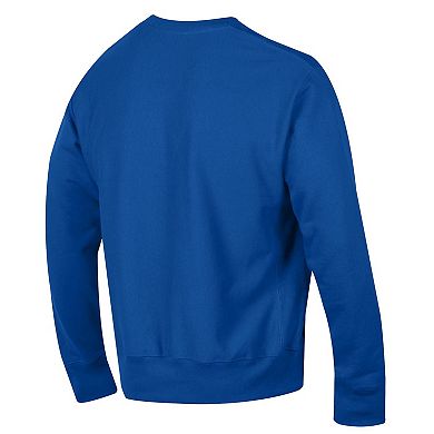 Men's Champion Royal New York Mets Reverse Weave Chenille Sweatshirt