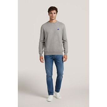 Men's NAADAM Gray Buffalo Bills Cashmere Sweater