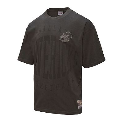 Men's Mitchell & Ness Black Dallas Mavericks Downtown Collection Premium T-Shirt