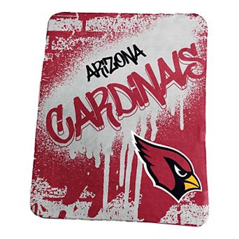 Logo Brands Arizona Cardinals 50" x 60" Classic Graffiti Fleece Throw Blanket