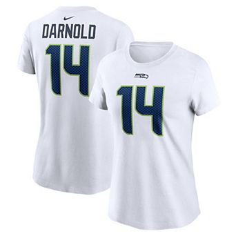 Women's Nike Sam Darnold White Seattle Seahawks Player Name & Number T-Shirt