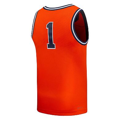 Men's Nike #1 Orange Illinois Fighting Illini Replica Basketball Jersey