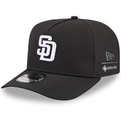 Men's New Era x GORE-TEX Black San Diego Padres A-Frame 9FIFTY Adjustable Hat