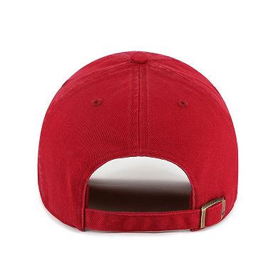 Men's '47 Crimson Alabama Crimson Tide Clean Up Adjustable Hat