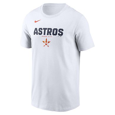 Men's Nike White Houston Astros Bold Team Name T-Shirt