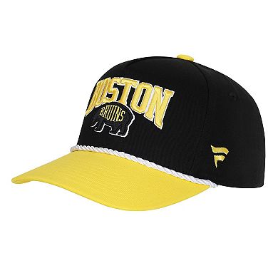 Youth Fanatics Black Boston Bruins 2026 NHL Stadium Series Team A-Frame Adjustable Hat