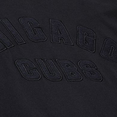 Men Mitchell & Ness Black Chicago Cubs Cooperstown Collection Phantom T-Shirt