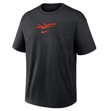 Men's Nike Black San Francisco Giants City Name Max 90 T-Shirt