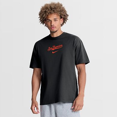 Men's Nike Black San Francisco Giants City Name Max 90 T-Shirt
