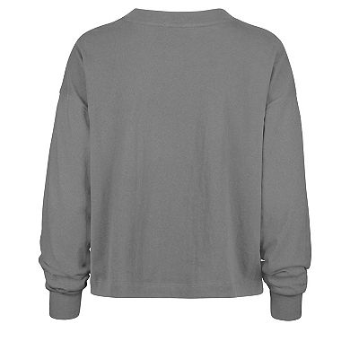 Women's '47 Gray Texas A&M Aggies Stacked Sydney Long Sleeve T-Shirt